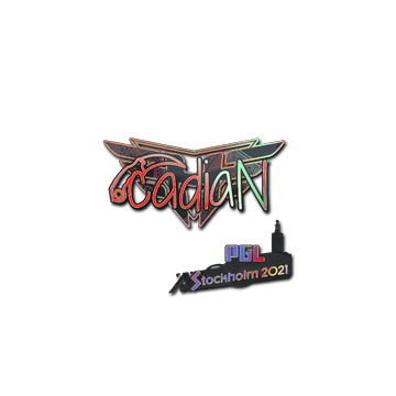 Sticker | cadiaN (Holo) | Stockholm 2021