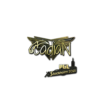 Sticker | cadiaN (Gold) | Stockholm 2021
