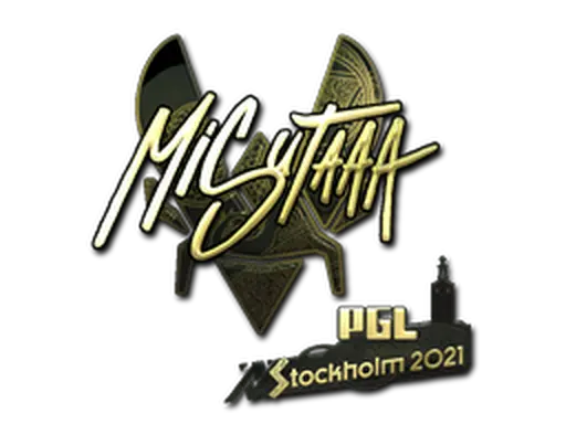 Sticker | misutaaa (Gold) | Stockholm 2021
