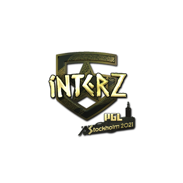 Sticker | interz (Gold) | Stockholm 2021