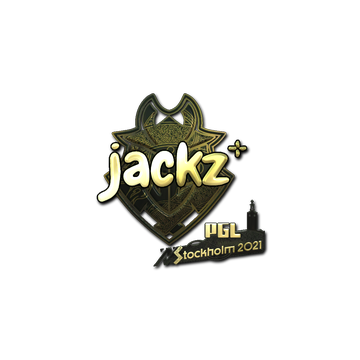 Sticker | JACKZ (Gold) | Stockholm 2021