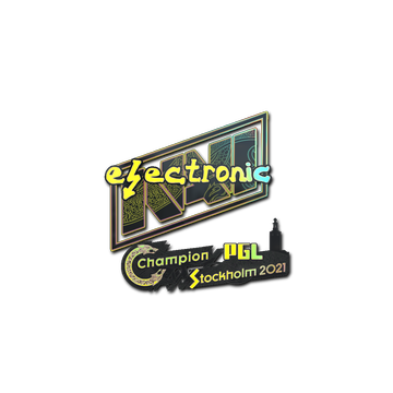 Sticker | electroNic (Holo) | Stockholm 2021