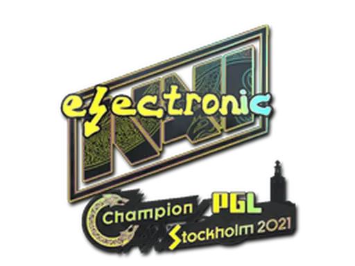 Sticker | electroNic (Holo) | Stockholm 2021