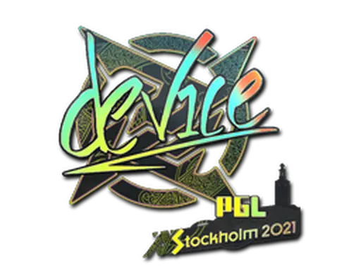 Sticker | device (Holo) | Stockholm 2021