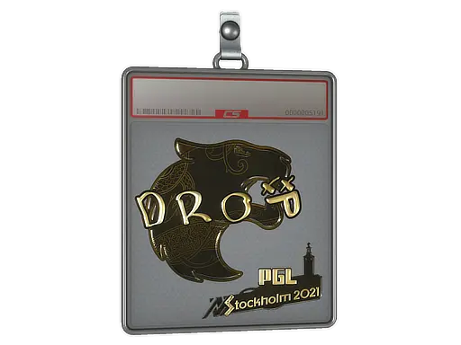 Sticker Slab | drop (Gold) | Stockholm 2021