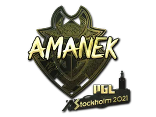 Sticker | AMANEK (Gold) | Stockholm 2021