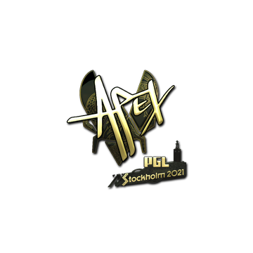 Sticker | apEX (Gold) | Stockholm 2021