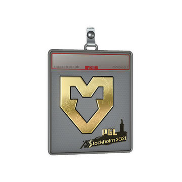 Sticker Slab | MOUZ (Gold) | Stockholm 2021