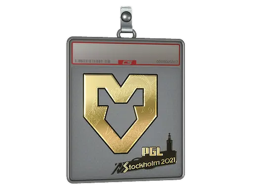 Sticker Slab | MOUZ (Gold) | Stockholm 2021