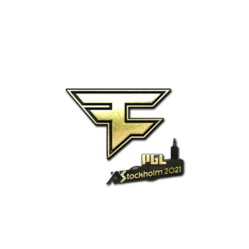 Sticker | FaZe Clan (Gold) | Stockholm 2021