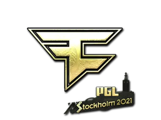 Sticker | FaZe Clan (Gold) | Stockholm 2021