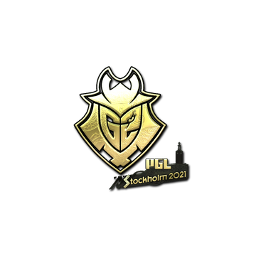 Sticker | G2 Esports (Gold) | Stockholm 2021