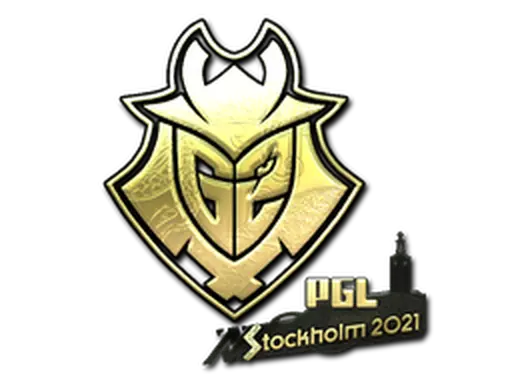 Sticker | G2 Esports (Gold) | Stockholm 2021