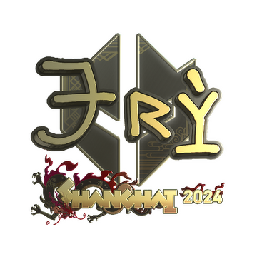 Sticker | TRY (Gold) | Shanghai 2024