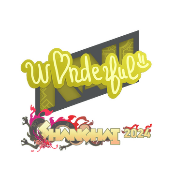 Sticker | w0nderful | Shanghai 2024