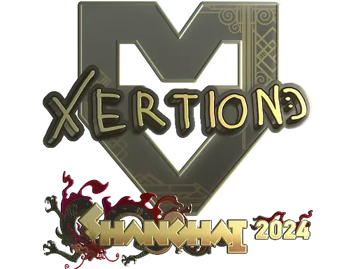 Sticker | xertioN (Gold) | Shanghai 2024