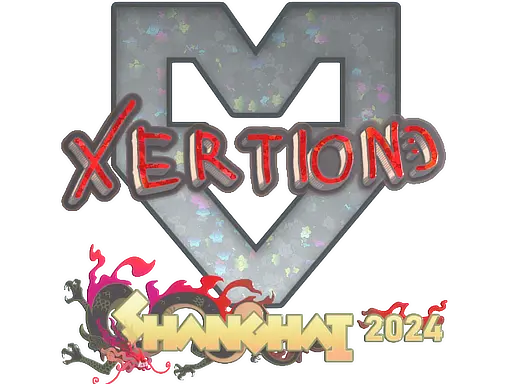 Sticker | xertioN (Glitter) | Shanghai 2024