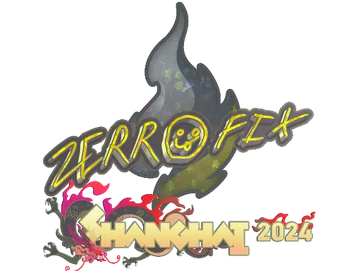 Sticker | zeRRoFIX (Glitter) | Shanghai 2024