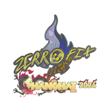 Sticker | zeRRoFIX (Holo) | Shanghai 2024