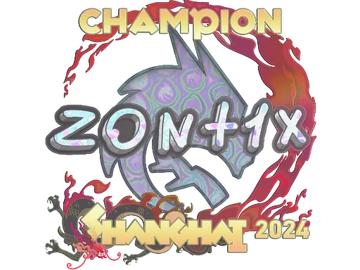 Sticker | zont1x (Holo, Champion) | Shanghai 2024