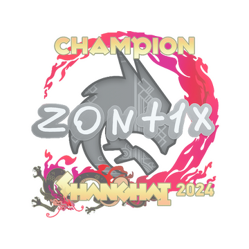 Sticker | zont1x (Champion) | Shanghai 2024