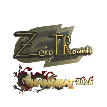 Sticker | ztr (Gold) | Shanghai 2024