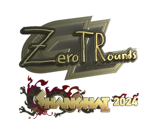 Sticker | ztr (Gold) | Shanghai 2024