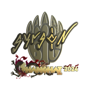 Sticker | syrsoN (Gold) | Shanghai 2024