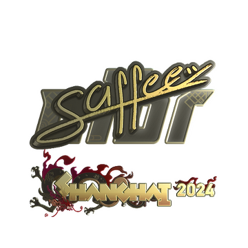 Sticker | saffee (Gold) | Shanghai 2024