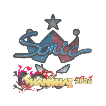 Sticker | Sonic (Glitter) | Shanghai 2024