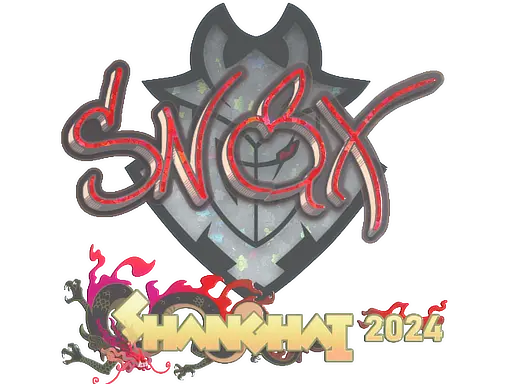 Sticker | Snax (Glitter) | Shanghai 2024