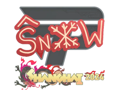 Sticker | snow | Shanghai 2024