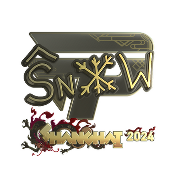 Sticker | snow (Gold) | Shanghai 2024