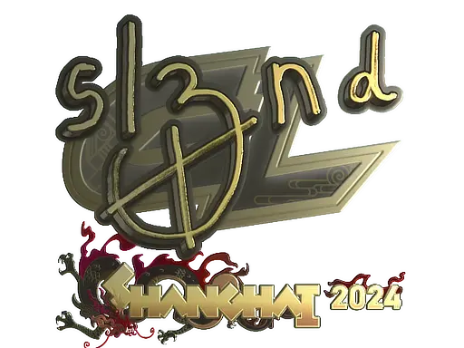 Sticker | sl3nd (Gold) | Shanghai 2024