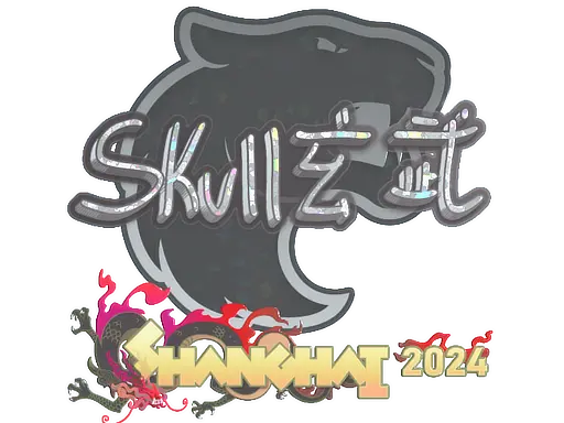 Sticker | skullz (Glitter) | Shanghai 2024