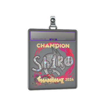 Sticker Slab | sh1ro (Glitter, Champion) | Shanghai 2024