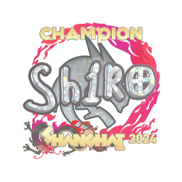 Sticker | sh1ro (Glitter, Champion) | Shanghai 2024