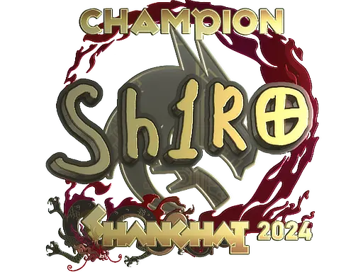 Sticker | sh1ro (Gold, Champion) | Shanghai 2024