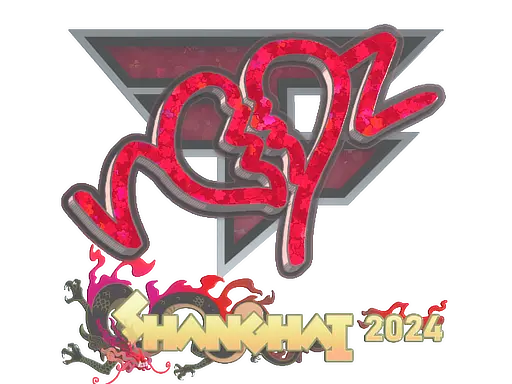 Sticker | ropz (Glitter) | Shanghai 2024