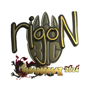 Sticker | rigoN (Gold) | Shanghai 2024
