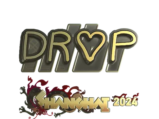 Sticker | drop (Gold) | Shanghai 2024
