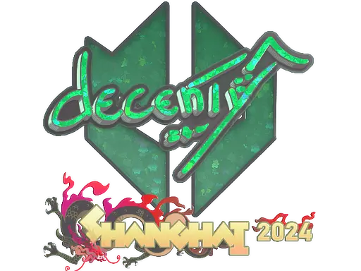 Sticker | decenty (Glitter) | Shanghai 2024