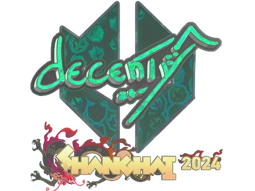 Sticker | decenty (Holo) | Shanghai 2024