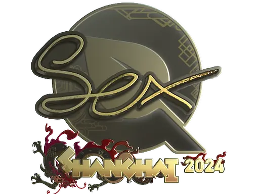 Sticker | dexter (Gold) | Shanghai 2024