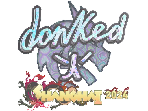 Sticker | donk (Holo) | Shanghai 2024