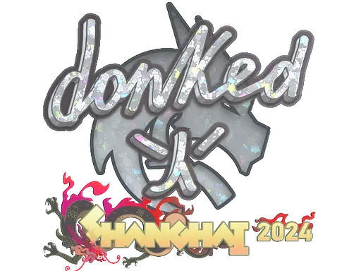 Sticker | donk (Glitter) | Shanghai 2024