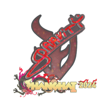 Sticker | Graviti (Glitter) | Shanghai 2024