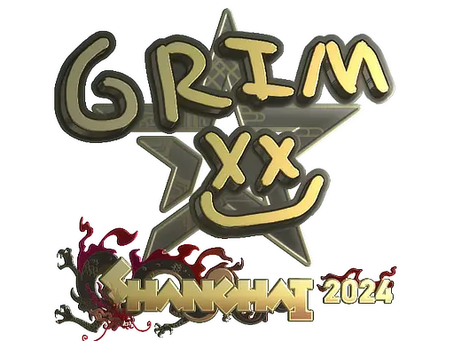 Sticker | Grim (Gold) | Shanghai 2024