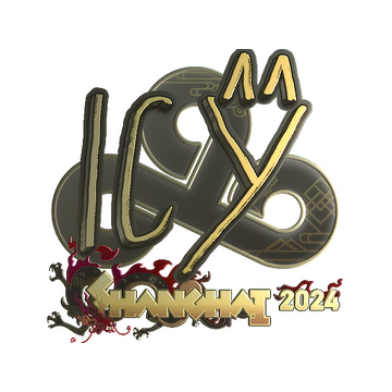 Sticker | ICY (Gold) | Shanghai 2024