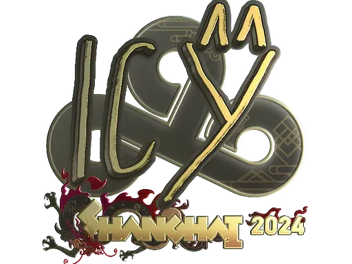 Sticker | ICY (Gold) | Shanghai 2024